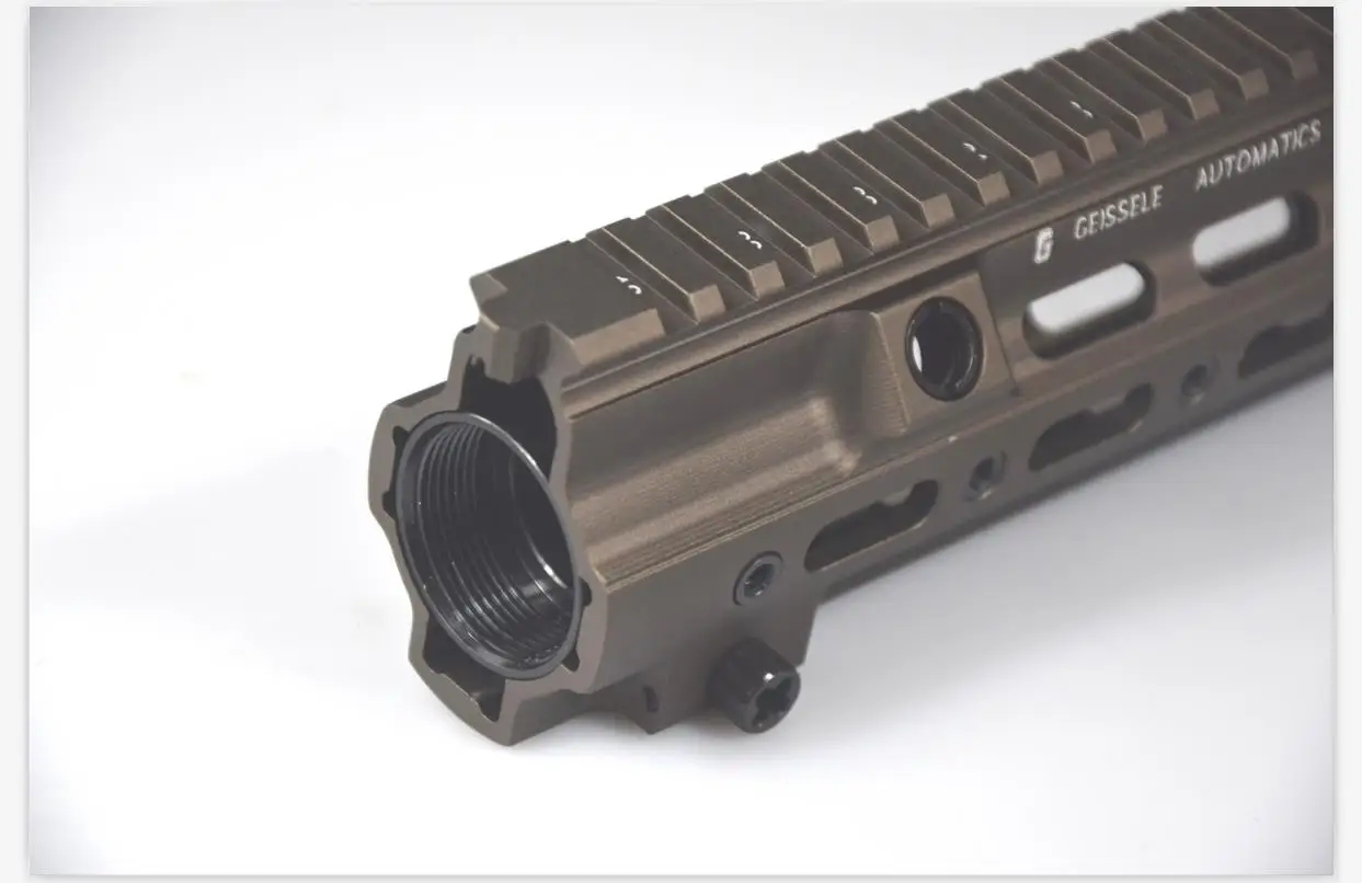 XPOWER GT style 10'Rail system 416 M-LOK MOD Lite Handguard для AR AEG Airsoft M4A1 Пейнтбол CS Спорт на открытом воздухе приемник коробка передач