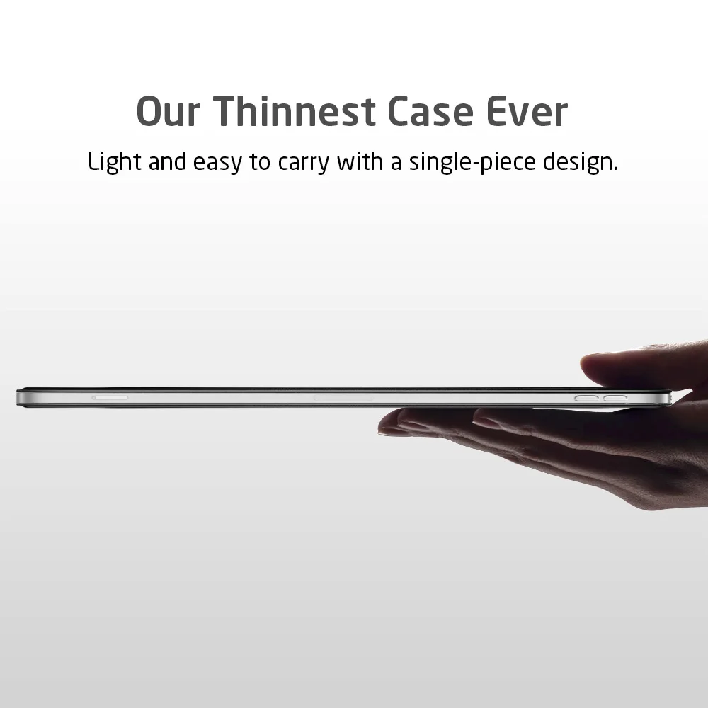 Магнитный смарт-чехол ESR для iPad Pro 12,9, чехол с тройной подставкой, Магнитный чехол с функцией автоматического сна/пробуждения, прорезиненное покрытие для iPad Pro12.9