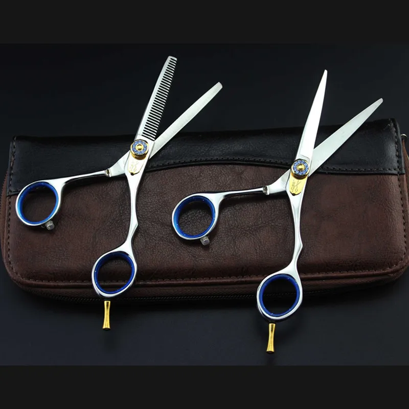 Новые 6 дюймовые ножницы для волос серебряные стрижки профессиональные Tesoura