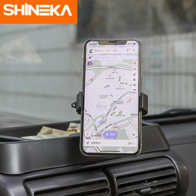 Автомобильный держатель для IPad SHINEKA ABS мобильный телефон подставка ящик хранения