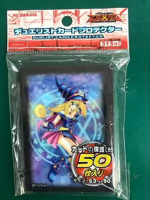 50 шт./упак. Настольная игра Yu-Gi-Oh карты профессиональный Пластик куртка держатель для карт различных Цвета Чехол для карт - Цвет: Черный