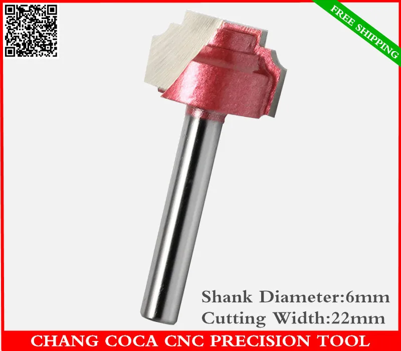 Концевая фреза с ЧПУ твердосплавная 6 мм * 22 Вольфрамовая сталь для