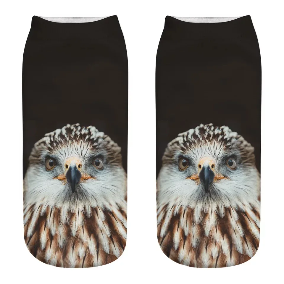 Носки с 3D принтом Совы животных женские и мужские носки разные стили на выбор |