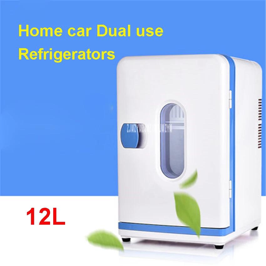 

New Semiconductor 12L Car Fridge Freezer 12 V Car Portable Mini Car Fridge Cooler & Warmer For Auto Use 220V home car dual-use