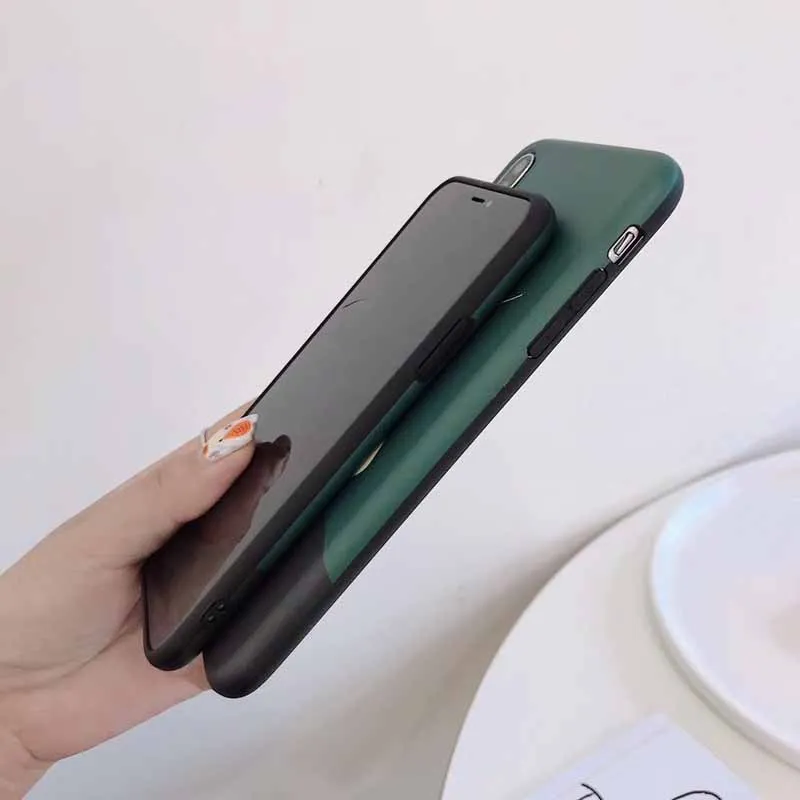 JIBAN Korean Style Art Cartoon Phone Case for Iphone Xs Max XR X 6s 6 Plus 7 8plus Soft IMD Back Cover Capa |