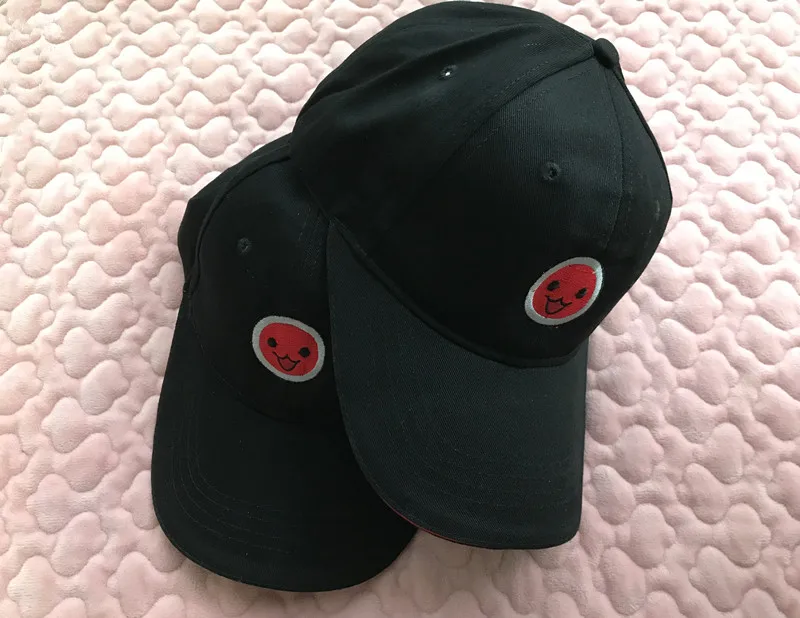 Бейсболка Taiko no Tatsujin DON DO KO черная бейсболка с вышитым смайликом Snapback|Аксессуары
