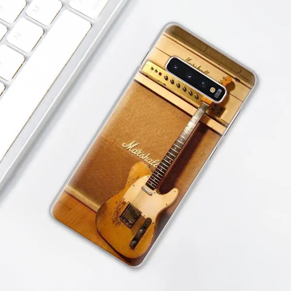 Гитары amp marshall чехол для телефона для samsung Galaxy S10e S10 плюс S7 S8 S9 Plus, Note 8, 9, 10, плюс S10 5G M20 M30 жесткий чехол Coque - Цвет: 003