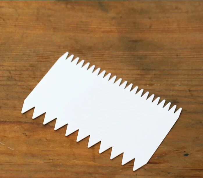 Огромный зубчатый пластиковый скребок для теста резак нож Кондитерский Резак