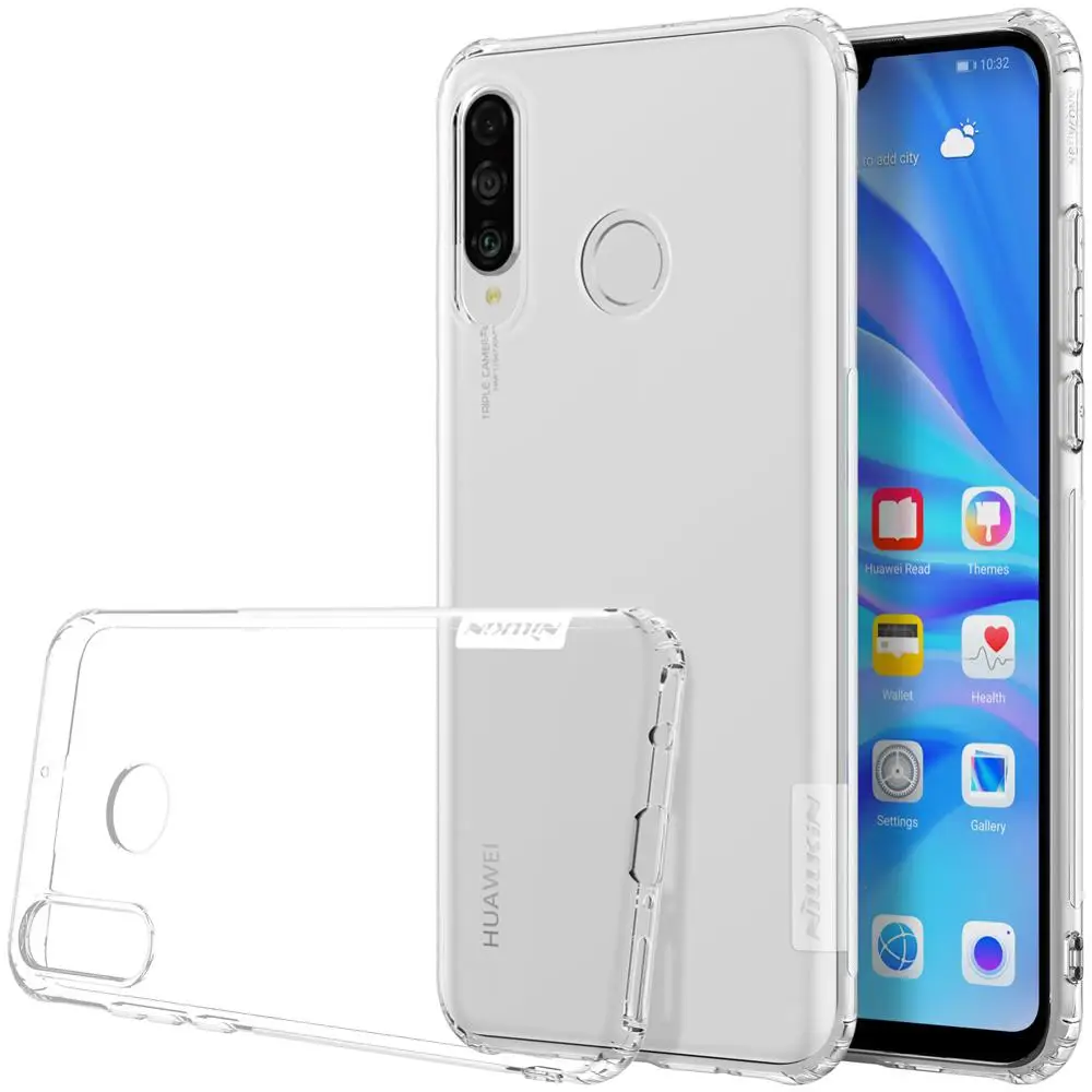 Прозрачный Huawei P30 Lite чехол Nillkin TPU чехол для телефона силиконовый чехол Капа Прозрачный чехол для huawei P30 Lite мягкая задняя крышка чехол - Цвет: Прозрачный