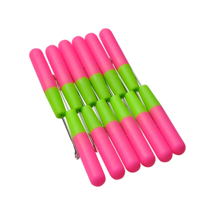 12 шт. игла для переплетения волос с пластиковой ручкой вязания микро