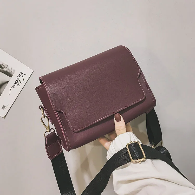 High Quality Shoulder Bags Fashion Black Women Messenger Small Flap Crossbody Hand Clutch PU Leather Bag | Багаж и сумки