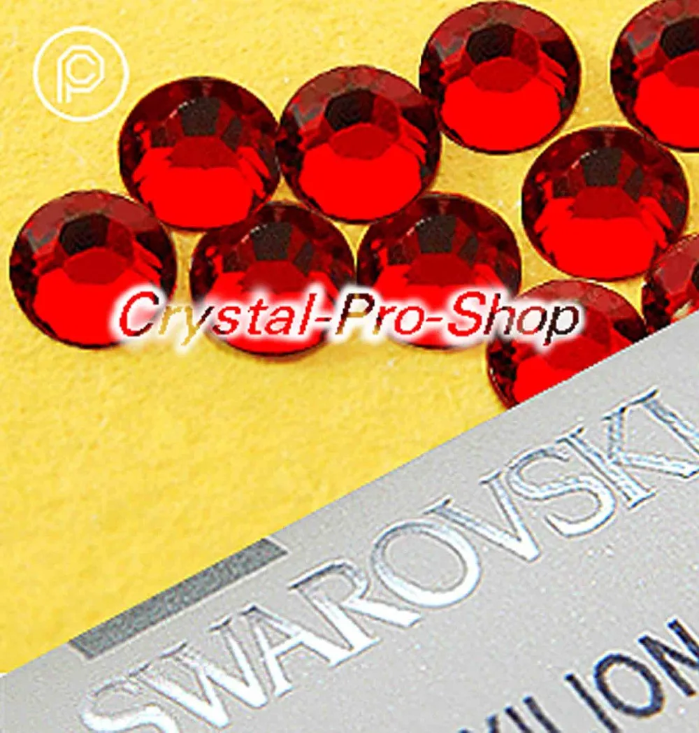 1440 штук оригинальными элементами Swarovski Siam красные (208) исправленное Железо (ss5 1 7 8
