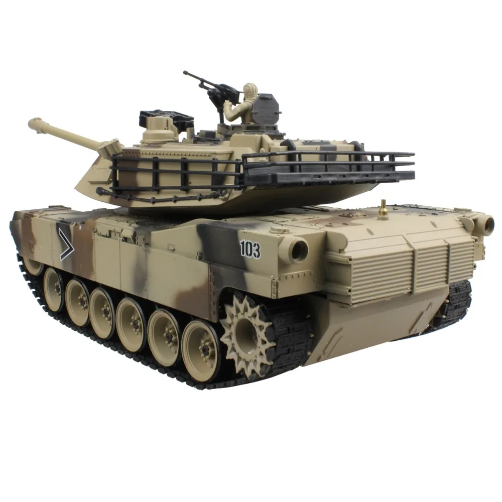 Р/У танки 15 канал 1/20 США M1A2 основной боевой танк модель с стрелять пулей
