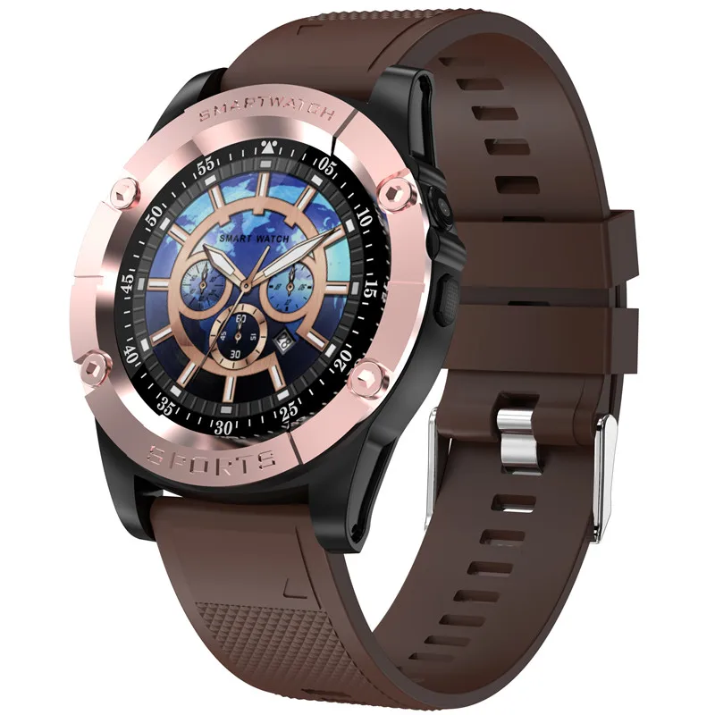 Gold Beseneur SW98 Смарт часы для мужчин поддержка SIM карты шагомер камера Bluetooth Smartwatch для телефона Android PK DZ09 Y1 A1 наручные часы - Цвет: Gold