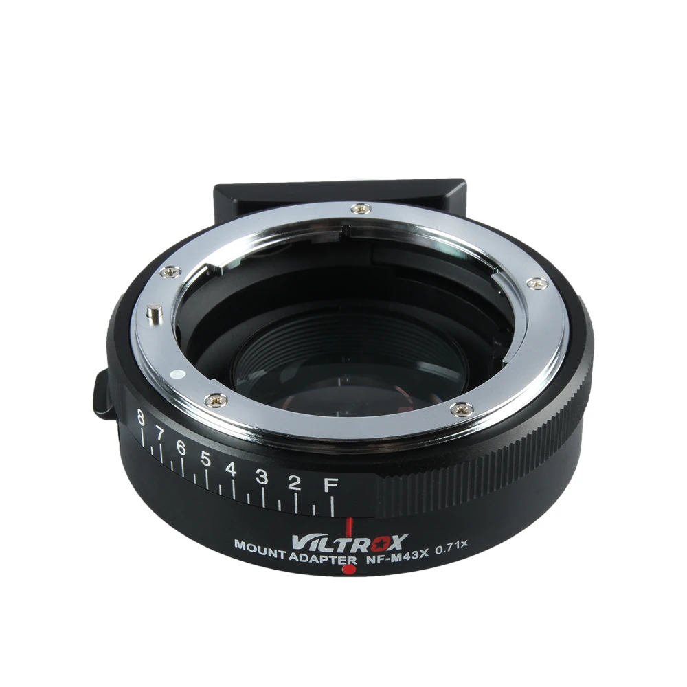 Адаптер усилитель скорости Viltrox с фокусным редуктором для объектива Nikon M4/3 GH4 GH5GK