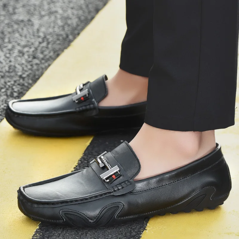 NORTHMARCH Genuine Leather Men Shoes Luxury Brand Mens Loafers Mocassim Masculino Couro Driving Schoenen Mannen | Обувь