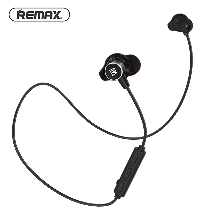 Беспроводные Bluetooth-наушники Remax магнитные спортивные наушники-вкладыши HD стерео