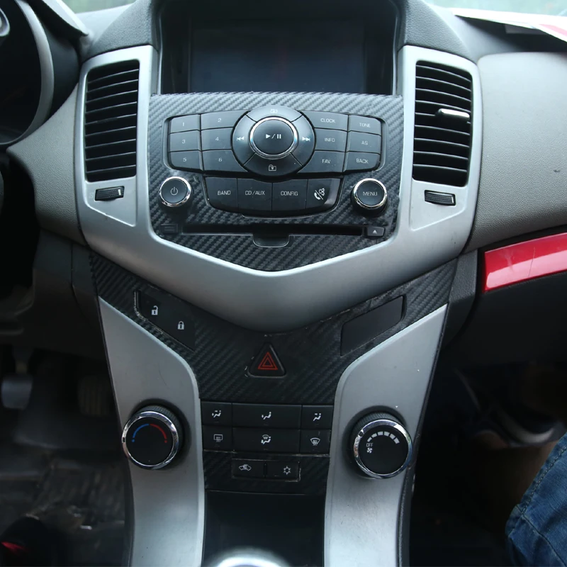 Наклейка из углеродного волокна для панели центральной консоли наклейка с