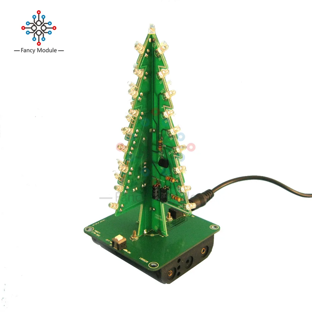 3D Рождественская елка наборы для самостоятельного изготовления светодиодная