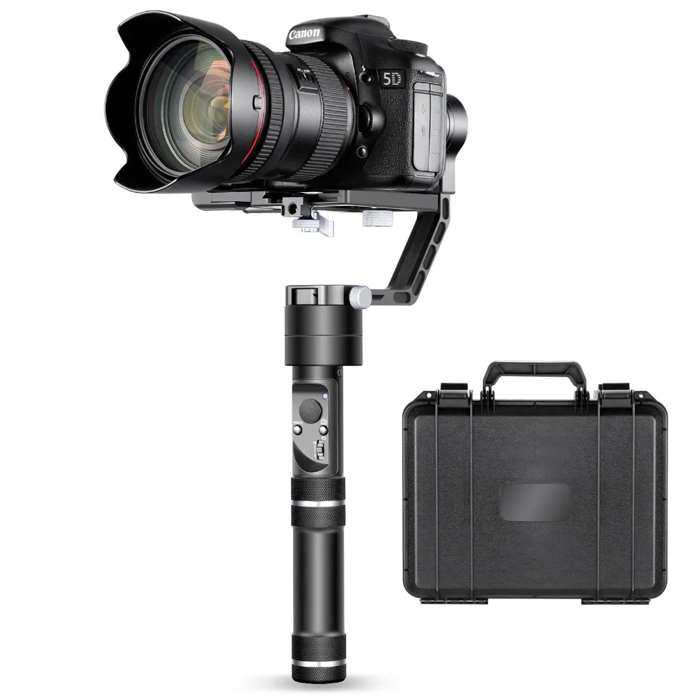 Zhiyun кран 3 оси Ручные стабилизаторы стабилизатор для Canon m/Nikon J/Sony A7/Panasonic Lumix/
