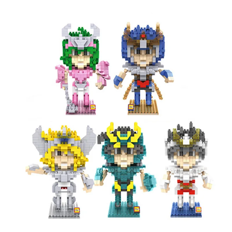 LOZ алмазные блоки ST Seiya строительные 3D экшн детские игрушки-персонажи brinquedos juguetes