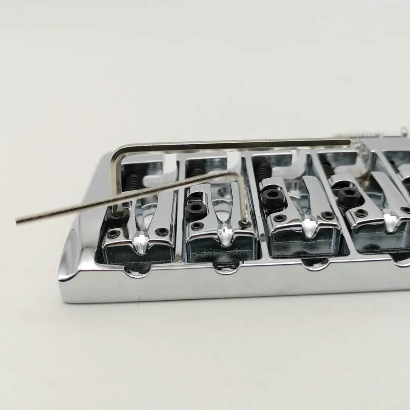 5 струн Bass Bridge Sung утолщение Регулируемый гитарный мост высокое качество|Детали и