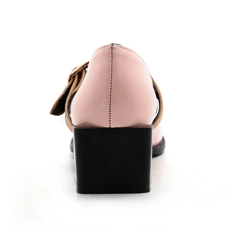 ASILETO/Женская обувь Туфли лодочки на не сужающемся книзу массивном каблуке с