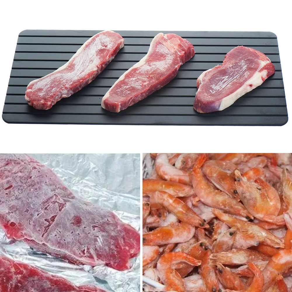 Лоток для быстрого размораживания мяса или замороженных продуктов без