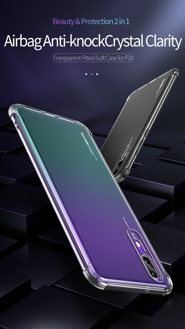 Противоударный чехол с "воздушной подушкой" для huawei P20 Lite P30 Honor 7A 7C Pro фотоаппаратов моментальной печати 7S 8 8C 8X9 10 lite Nova 3 3i 4 силиконовый прозрачный мягкий чехол