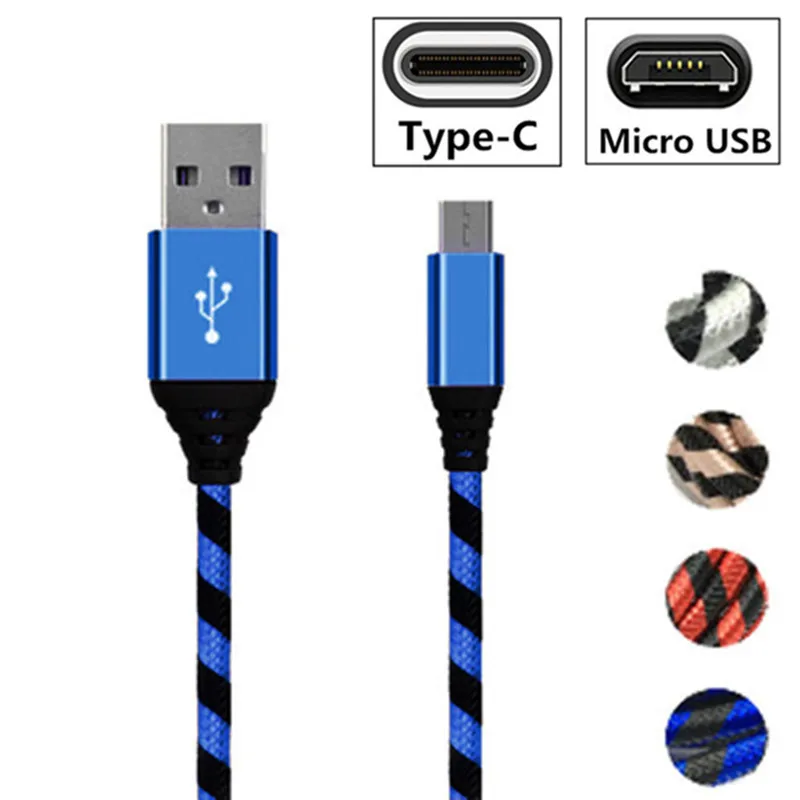 Кабель Micro usb Type C для Xiaomi Mi 8 pro 9 lite Redmi 6 5 note 5a ZTE blade V9 Vita V7 Lite Nubia Z17 Z18 N3|Кабели