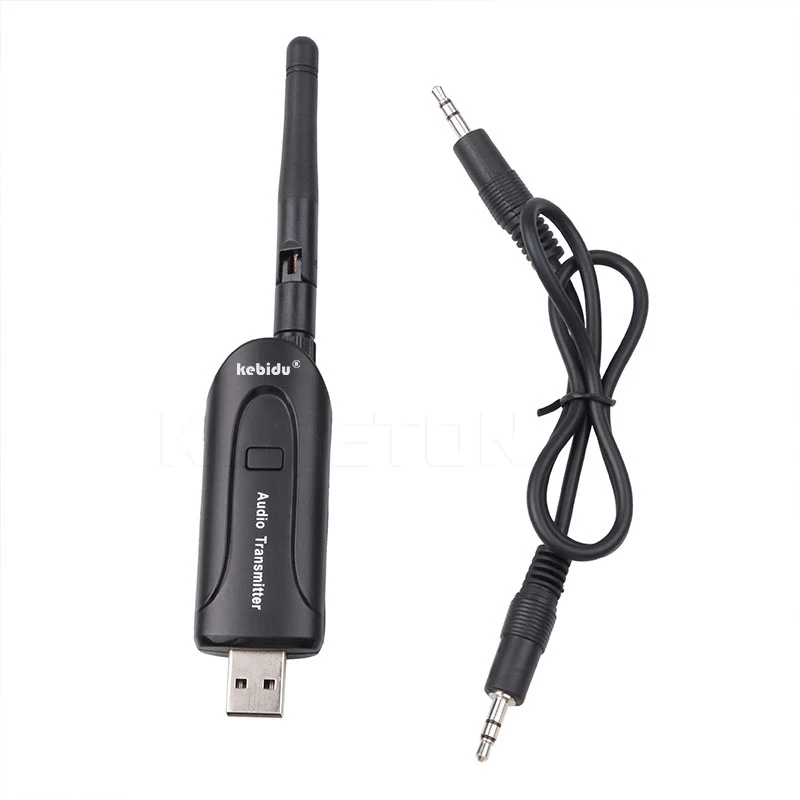 Kebidu USB 3.5mm Wireless Bluetooth 4.0 A2DP Stereo Music Audio Transmitter Sender for Laptop PC TV Speaker Earphone | Электроника