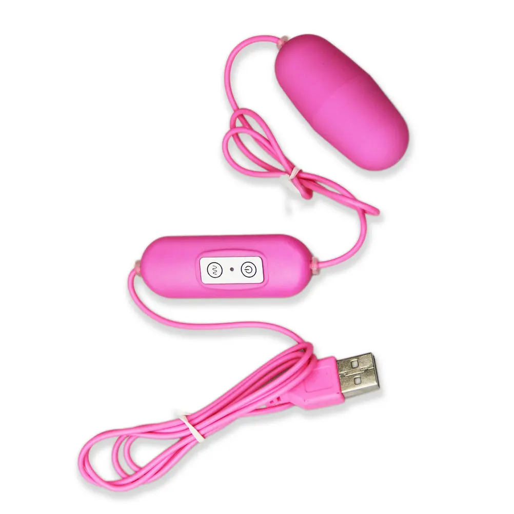 Розовый USB прыжок яйцо вибратор для женщин мастурбатор Пуля Вибратор клитор