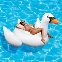 150cm inflatable flamingo swan ride on pool float swimming mattress beach lounger adult pool rafts flamingo inflatable circles
