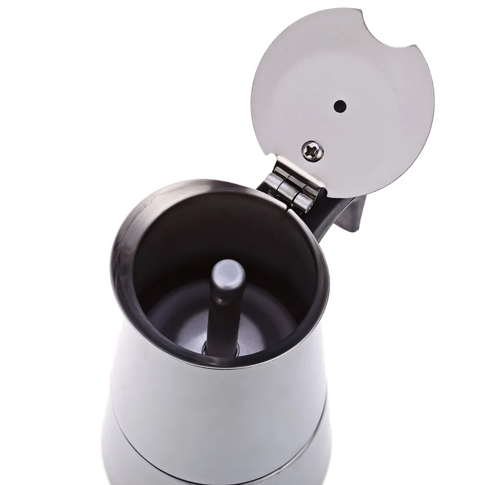 Портативная Кофеварка из нержавеющей стали Mocha Latte Percolator плита кофейник Эспрессо
