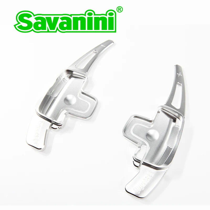 A type Silver Savanini алюминиевый руль сдвиг весло расширение для Benz A B C E G CLA GLA GL ML класс W205 W212 авто аксессуары - Цвет: A type Silver