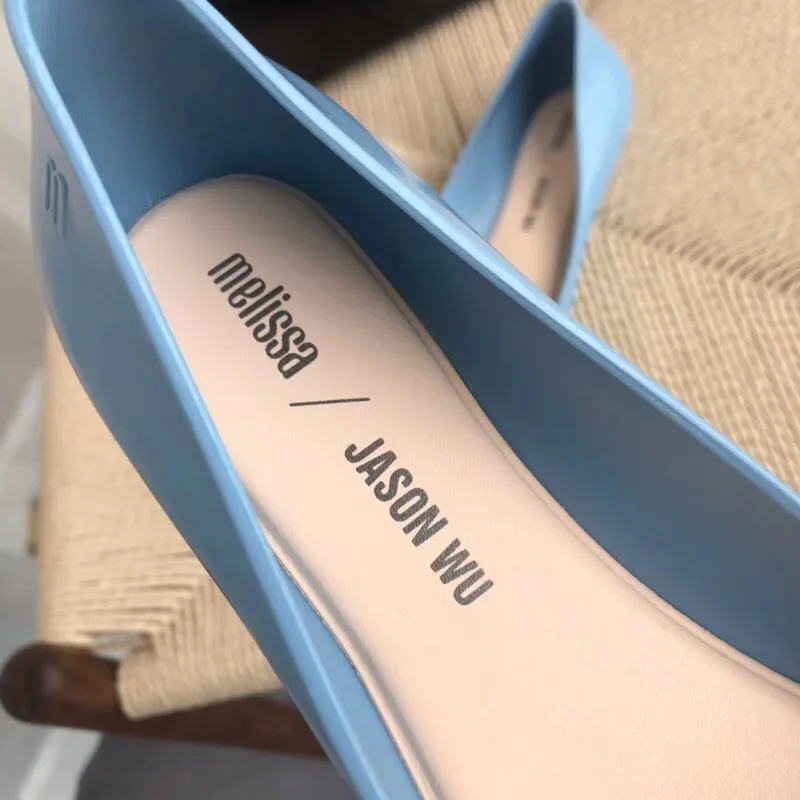 Новинка года; Melissa; женские босоножки с бантом; летние женские сандалии; Melissa; женская обувь; нескользящие женские прозрачные сандалии; дышащие