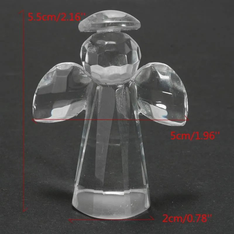 50 шт./лот статуэтка Ангела из кристаллов сувениры и подарки на день рождения