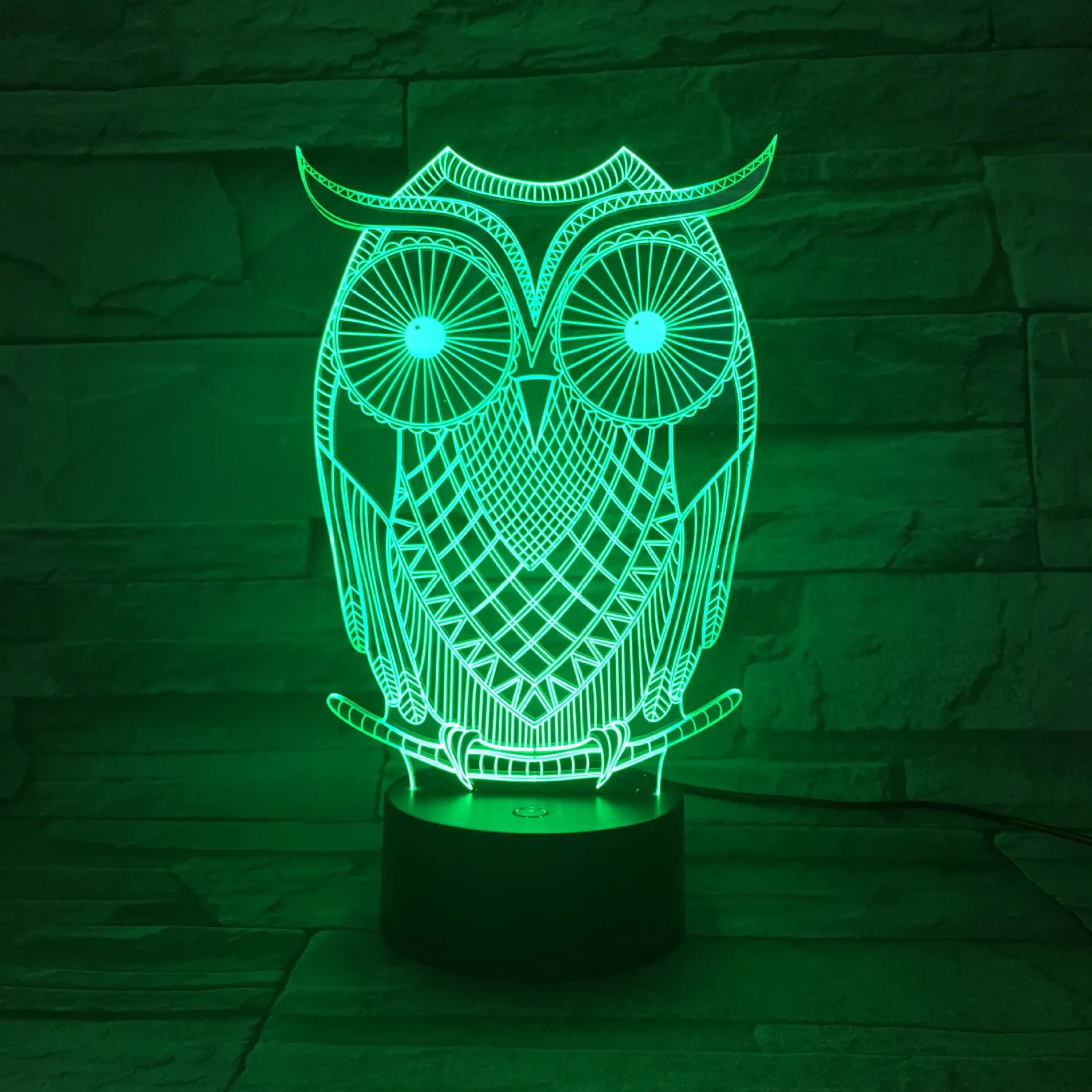 Lamparas De Mesa абажур для настольных ламп акриловый 3d ночник детской комнаты Usb