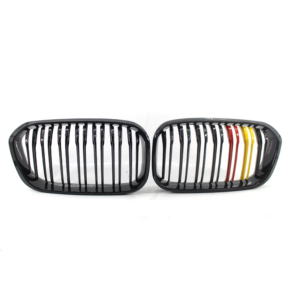 1 pairs Good quality Gloss Black For BMW 1-Series F20 F21 LCI Front Grill M135i | Автомобили и мотоциклы