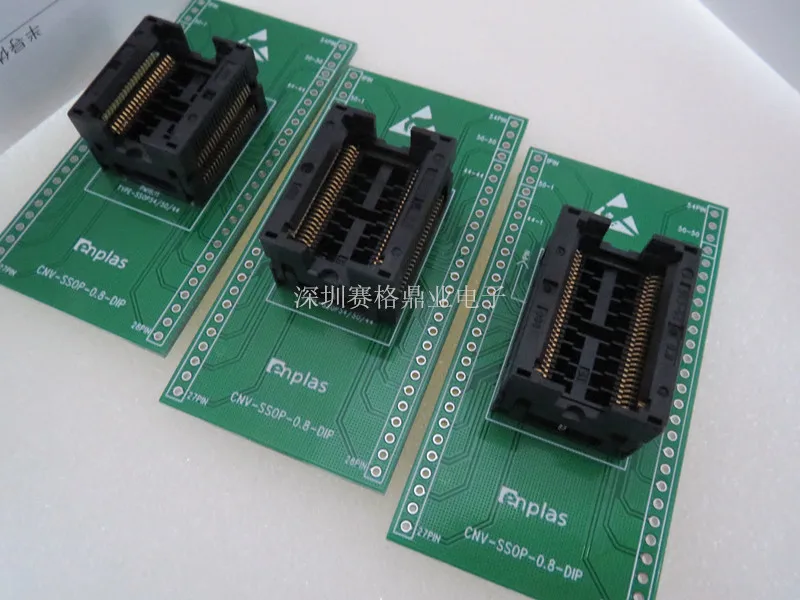 SSOP54 TSOP54 SDR SDRAM Burn-in Socket gold plating IC testing seat Test test bench |