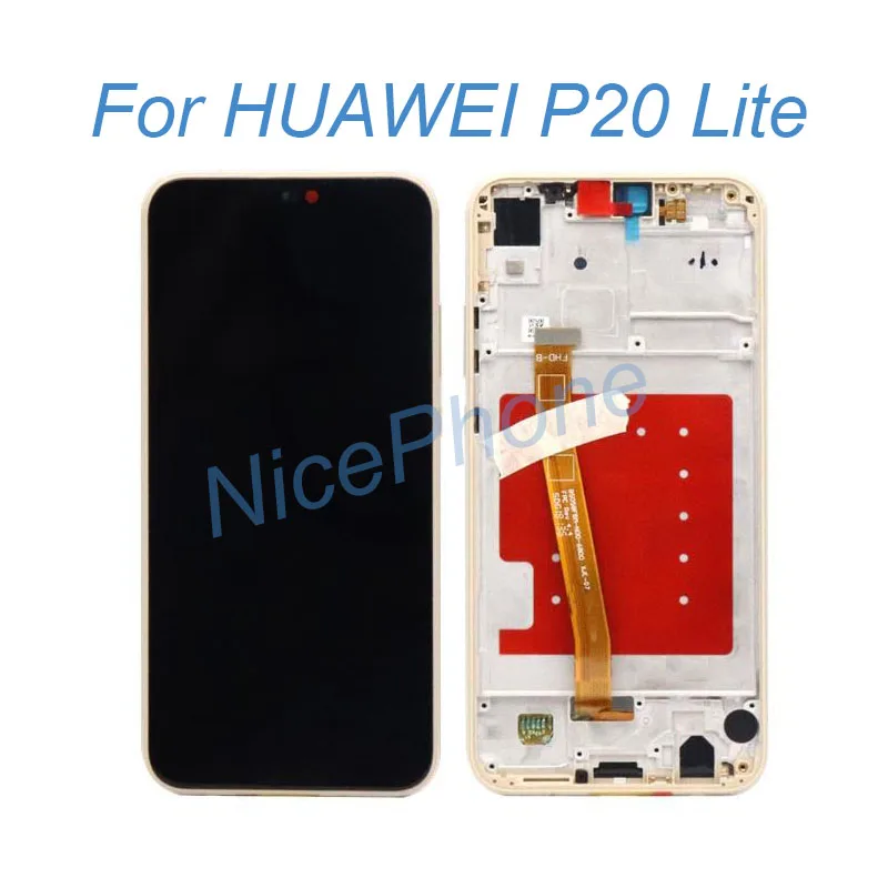 Для HUAWEI p20 lite ЖК дисплей сенсорный экран дигитайзер для сборки запасные части NE TL00