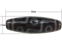 amulet 9 eyes pattern aaa grade agate natural tibetan dzi beads oval 13x38mm holeapprox 2mm free shipping