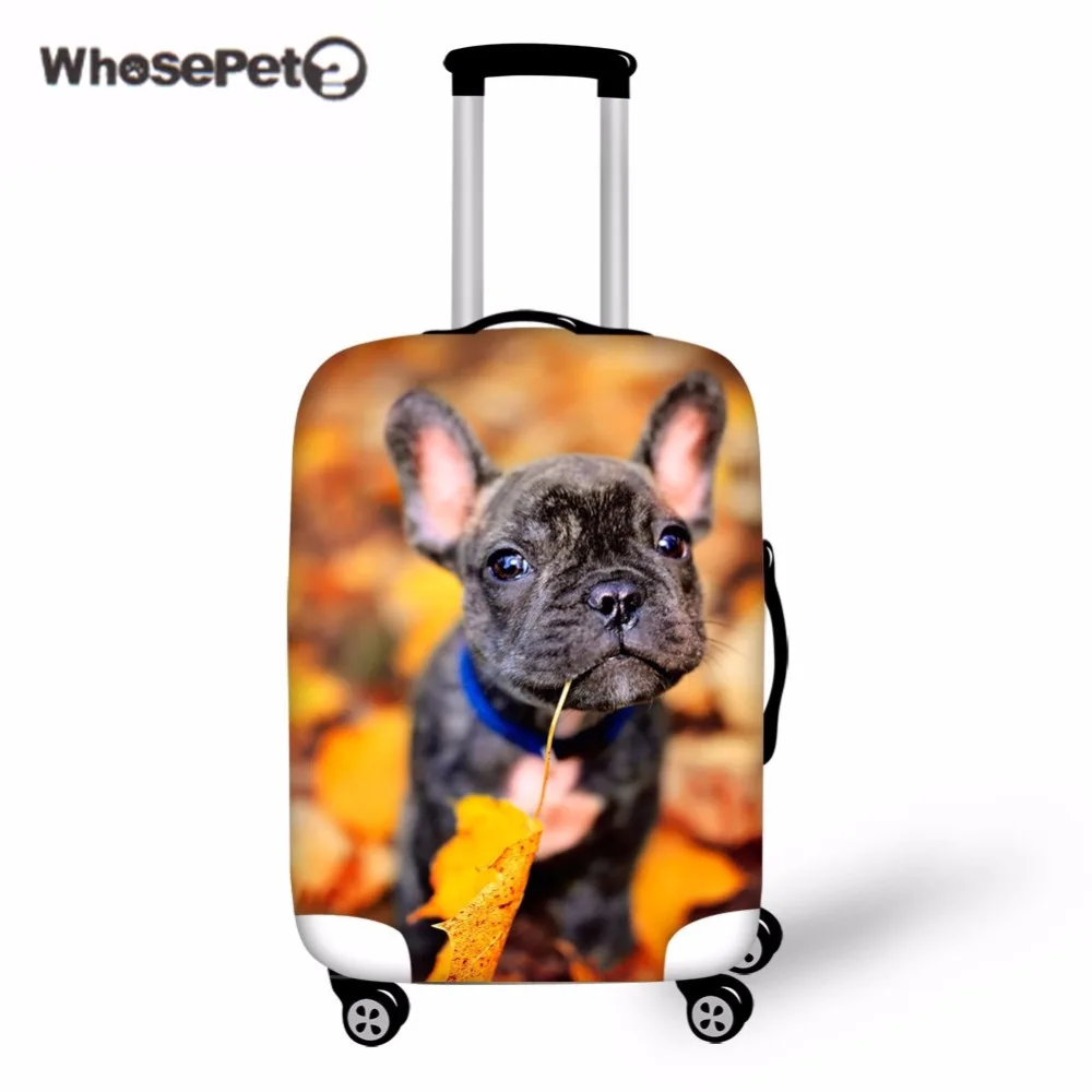 WHOSEPET Французский бульдог чехол для багажа защитные эластичные чехлы Сумки Kawaii