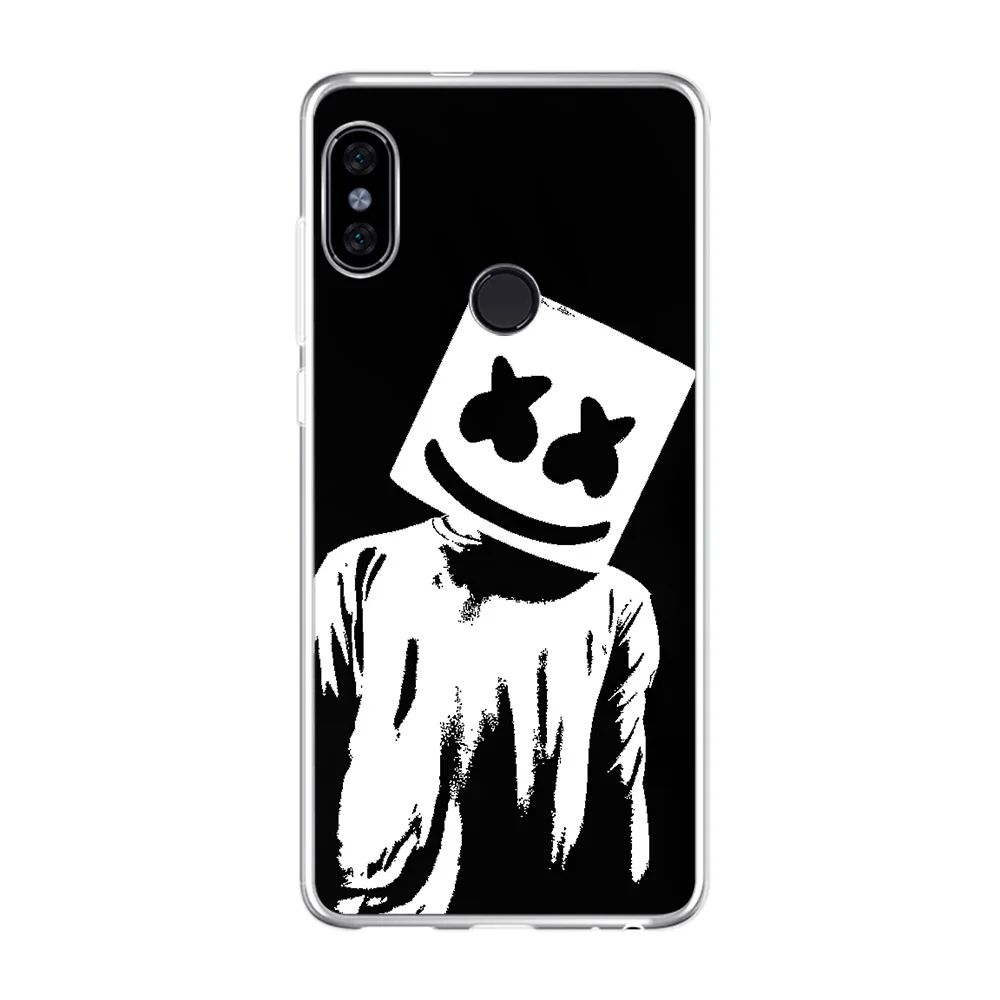 1 IYICAO Marshmello DJ Мягкий силиконовый чехол для телефона для Xiaomi Redmi 4A 5A 6A Note 7 6 5 Pro Plus Redmi 4X 5A Prime Cover - Цвет: 1