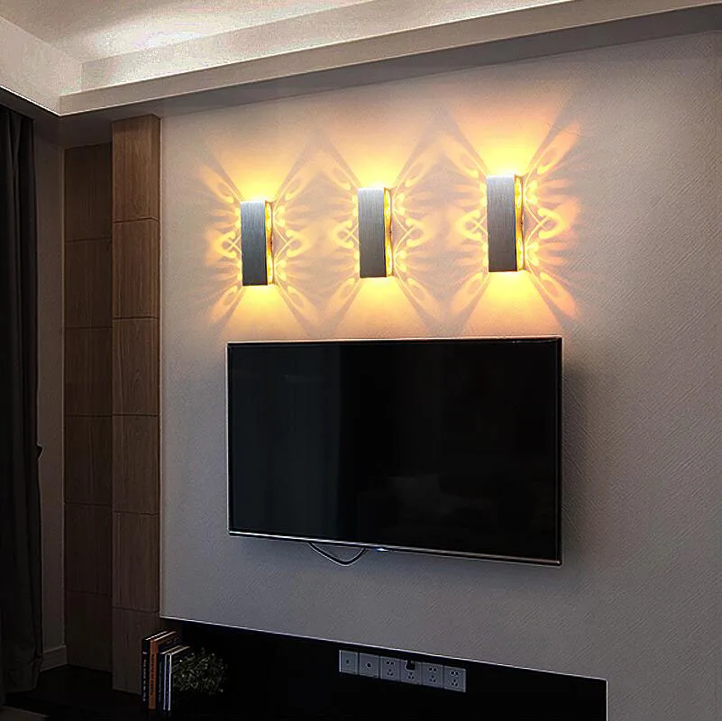 Светодиодный настенный светильник 6 Вт|wall lamp|up down wall lampled light |