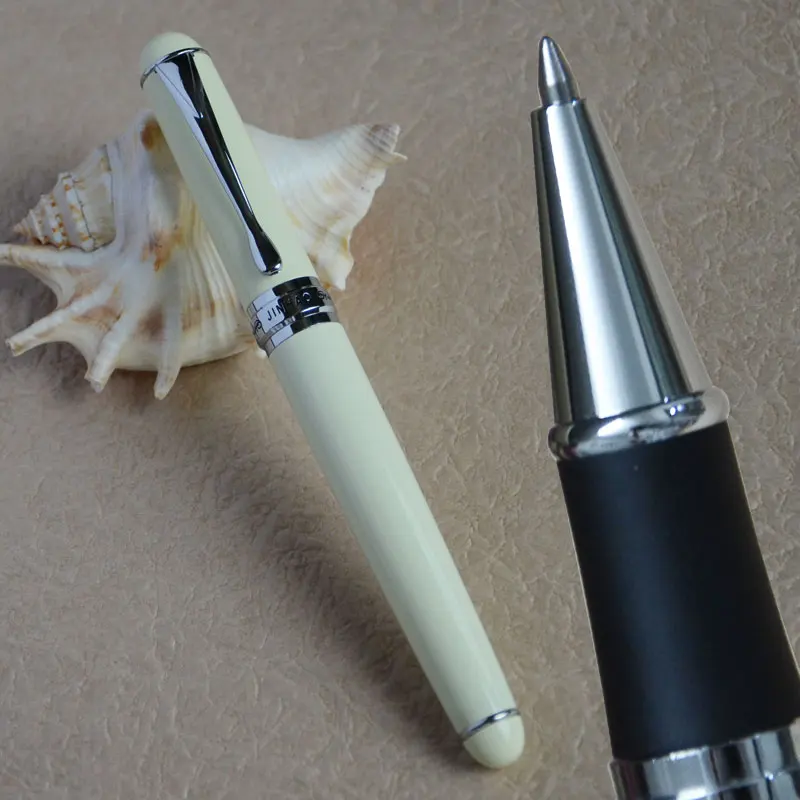 Шариковая ручка JINHAO X750, глянцевая черная и серебристая, белая, синяя, золотая, 15 видов цветов на выбор, для офиса, офиса, офиса - Цвет: pen as this picture