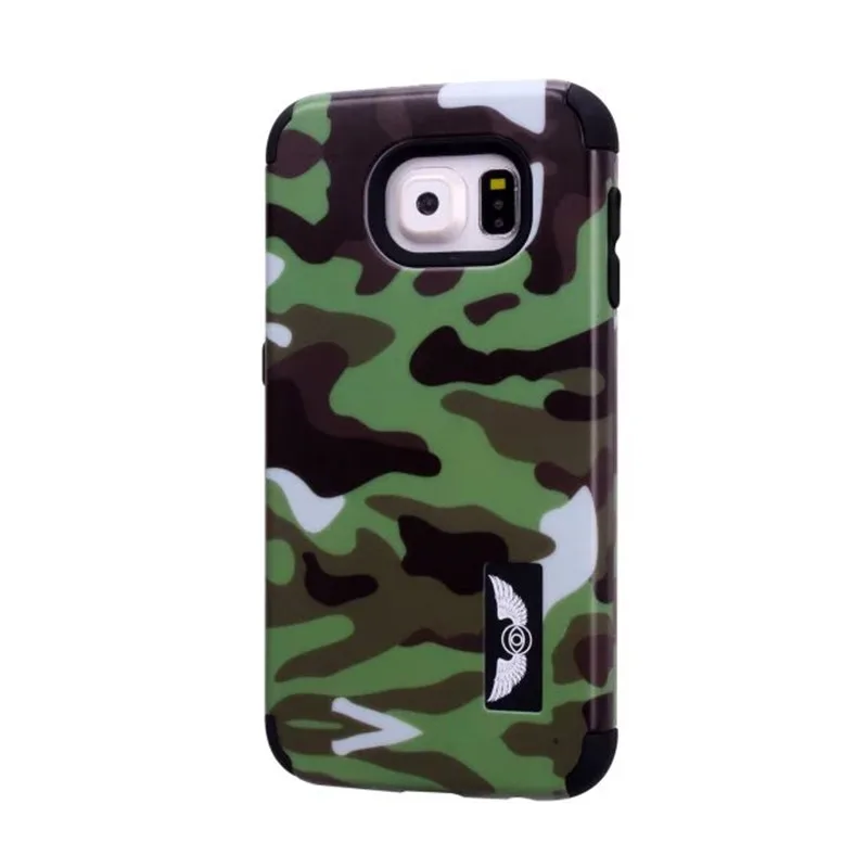 Прохладный армия камуфляж броня твердый переплет чехол красочные силиконовые