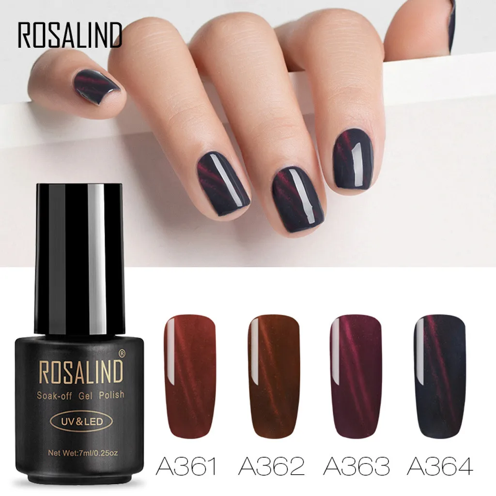 ROSALIND 2019 Новый Гель лак для ногтей 3D кошачий глаз гель градиентный Звездный