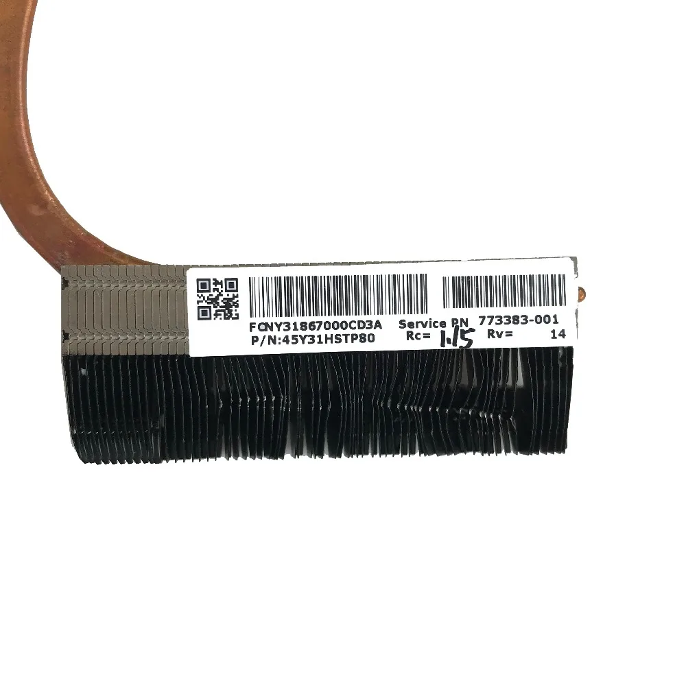 Подлинный для hp ENVY 15-K 17-K 15-V 14-P 15-P 17-P радиатор 773383-001 773443-001 кулер для процессора