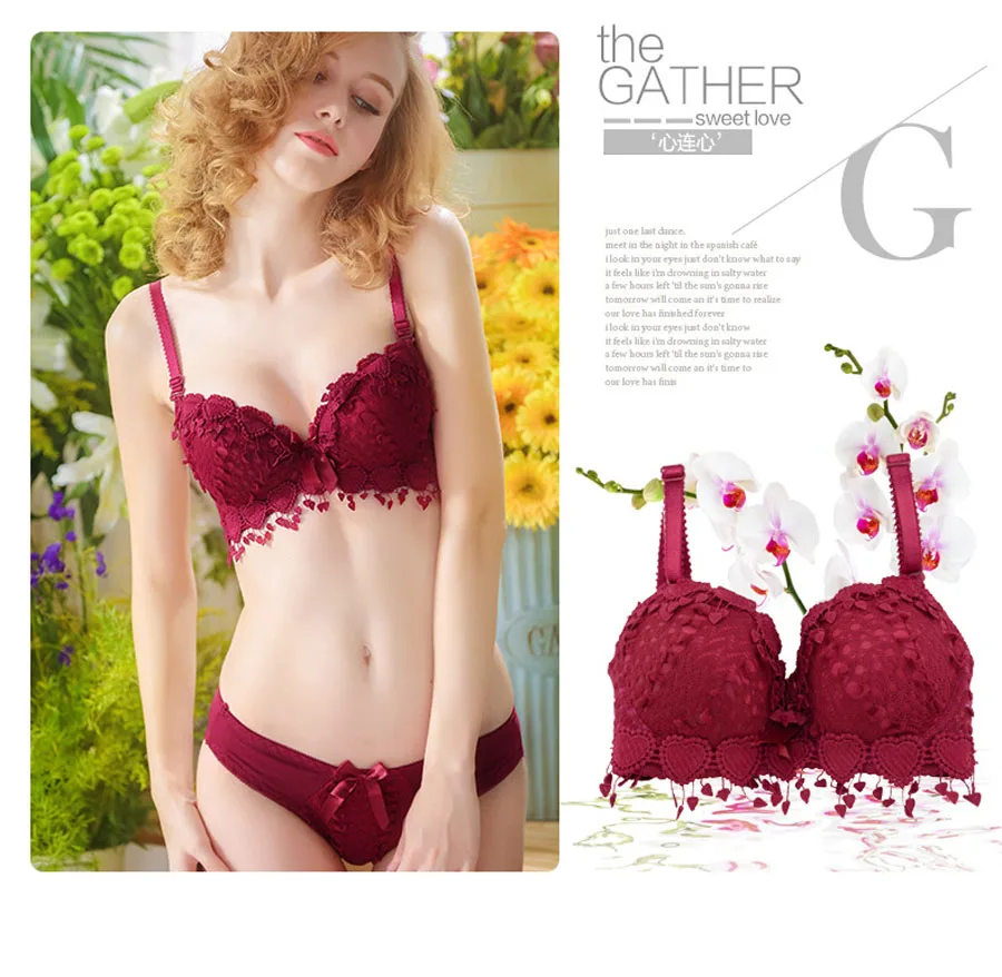 Для женщин бюстгальтер увеличивающий грудь сексуальный Комлект нижнего белья